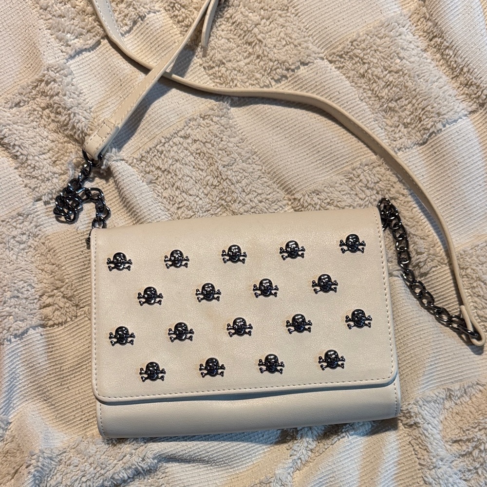 Betsey Johnson Crossbody Bag with Chain Detail